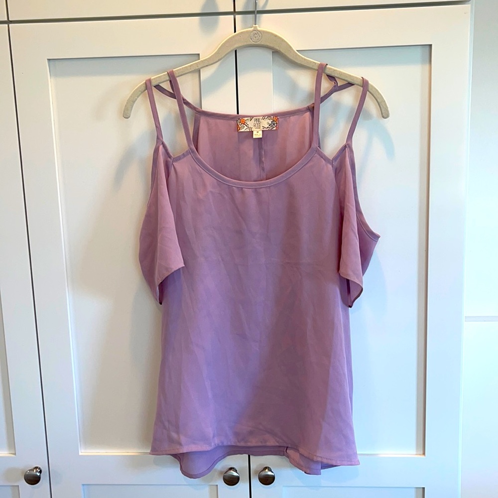 Lavender flowy top